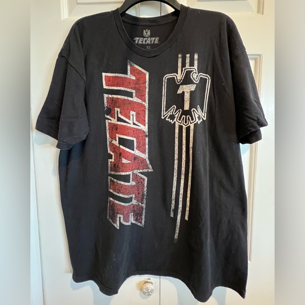 TECATE🍺Black, Short Sleeve Graphic T- Shirt